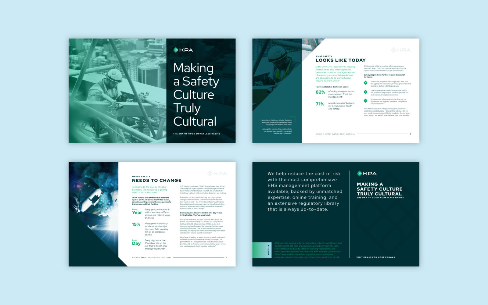 KPA ebook template pages