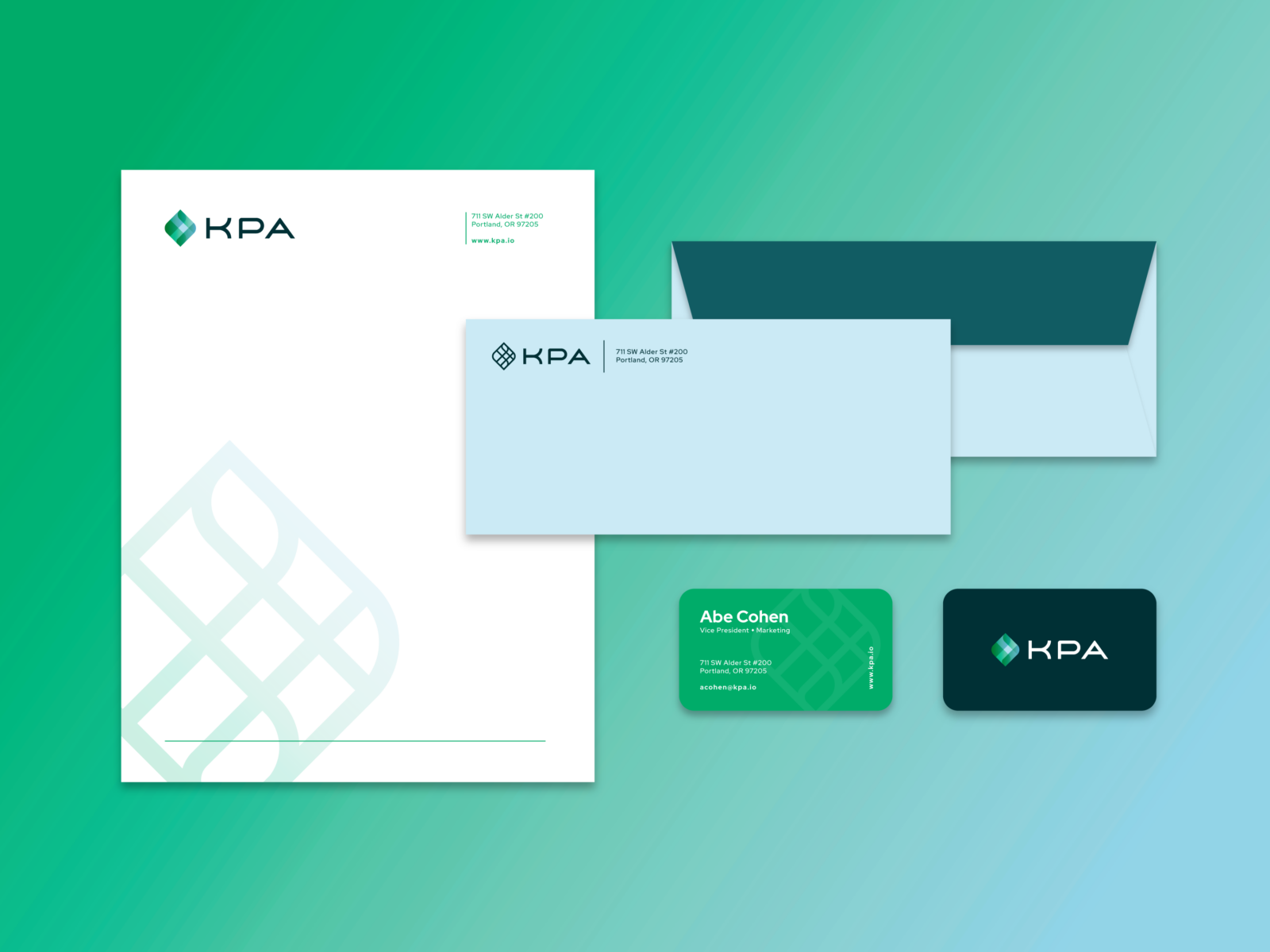KPA stationery suite