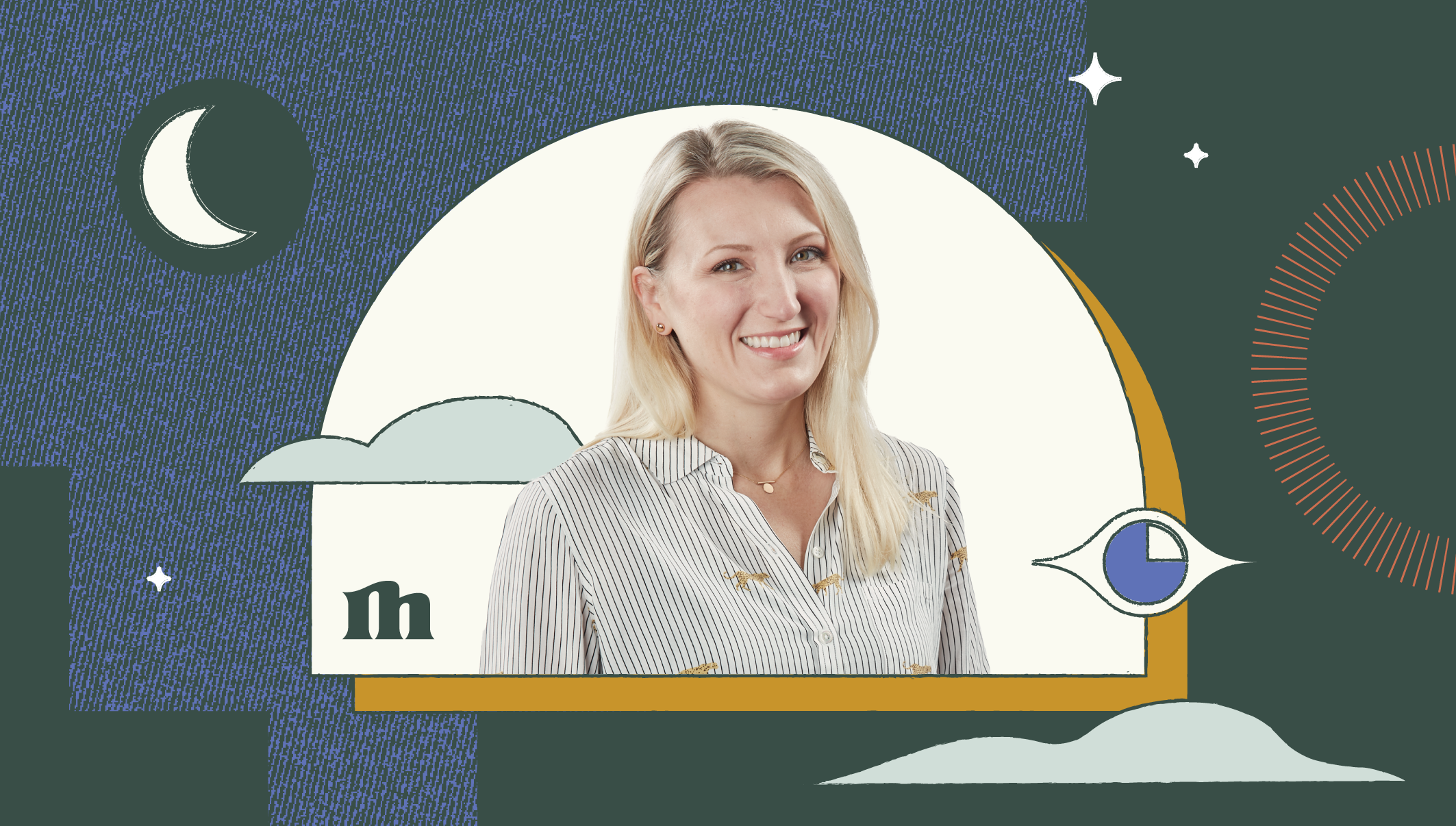 designed portrait of senior brand strategist angela larisch